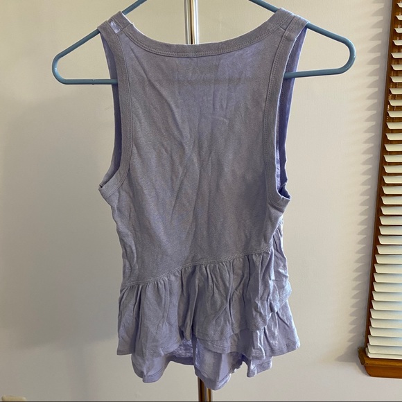 A&F Asymmetrical Peplum Tank - Picture 5 of 5
